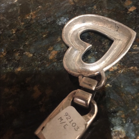 Black Braided Heart Belt - Picture 4 of 4